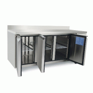 Table réfrigérée négative GN1/1 avec dosseret P.700 3 portes 420L Atosa_1
