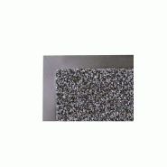 Tapis anti-poussiere figeac gris 40x60cm polyamide semelle pvc renforce_1