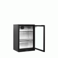 Arrière bar réfrigéré 1 porte BA11H noir TEFCOLD_1
