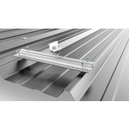 Étrier intermédiaire 30-50mm black K2 Systems - pour Mini Rail en aluminium et acier inoxydable, garantie 12 ans_1