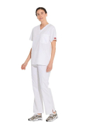 Haut col V unisexe - Dickies Medical - Réf: DKE83706 - 55% coton / 45% polyester_1