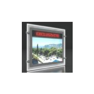 Le Dynamique - Porte-affiche LED - Immocom - A4 - Design unique avec journal lumineux_1