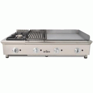 Plancha gaz modulaire FLEXI Ligne 600 - 8 brûleurs - 130 cm - 23.2 kW | Arilex 4MB_1