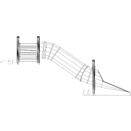 Toboggan tubulaire réf-8066628 - HAGS - 5100 mm de longueur et 1800 mm de hauteur_1