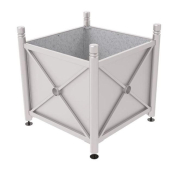 Bac à Palmier Province - Disponible en plusieurs dimensions avec habillage en tôle d'acier galvanisé et 4 types de pommeaux_1