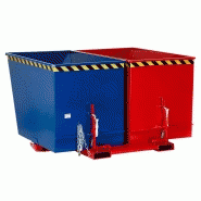 Benne basculante à compartiments duo 2x900l_1