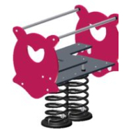 Jeux sur ressort - Petit nuage LD1IR0253 - 2 places - Tranche d'âge 1,5 ans et plus_1