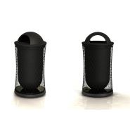 Parc Vue Litter - poubelle publique - landscape - ouverture supérieure et latérale 23