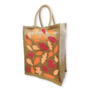 Sac réutilisable en fibre de jute naturel sans lamination - 260 g/m² - 4 Saisons - Anses rondes en coton biologique_1