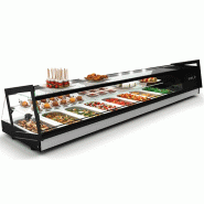 Vitrine réfrigérée à tapas KUBE - 3 niveaux - 8 bacs GN 1/3 ou cuve plane - 1680 mm | Sayl Barcelona - Cuve 8 GN 1/3_1