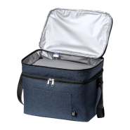 Sac isotherme RPET - polyester 600D - 2 compartiments zippés - bandoulière réglable_1