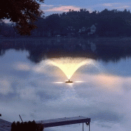 Fontaine flottante Calix - Effets variés et oxygénation pour plans d'eau_1