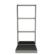 Gondole 624x800x1430mm  gris anthracite_1