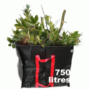 Sac végétaux renforcé semi-rigide - 270L - autoportant avec fond renforcé triple épaisseur et 4 poignées_1