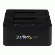 Station d'accueil USB 3.0 / eSATA pour 2 disques durs SATA III de 2,5 / 3,5 - Dock HDD / SSD avec UA_1