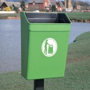 Trimline 25 - poubelle publique - Glasdon - 25 litres - Duraplus_1