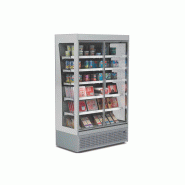 Vitrine verticale réfrigérée LS Galaxy Slim avec portes - noir ou gris - 1m04 à 1m95 de largeur_1