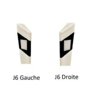 Balise delinéateur éjectable, extrudée en PEHD - J6 - STI Balisage routier_1