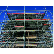 Échafaudage multidirectionnel MODUL - échafaudage de façade - largeur 0,73 m à 1,09 m - système adaptable et sécurisé_1