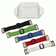 Porte-badge brassard - Coloris noir, blanc, bleu, rouge, vert - Idéal pour livreurs et magasiniers_1
