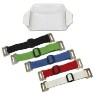 Porte-badge brassard - Coloris noir, blanc, bleu, rouge, vert - Idéal pour livreurs et magasiniers_2