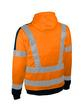 Sweat-shirt à capuche haute-visibilité - Polyester - Bandes rétro-réfléchissantes - Normes EN ISO 13688/20471/14058_1
