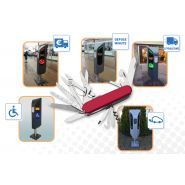 Borne de stationnement dissuasive et multifonctionnelle pour PMR, livraisons, arrêt-minute - Technolia_1