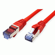 Cordon VALUE Cat.6A (Classe EA) / 10 Gigabit S/FTP, LSOH, rouge, 7 m_1