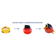 Electro-aimant adapté aux déplacement de matériaux ferreux_1