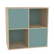 Meuble de rangement réversible - 4 cases - L 782 mm x H 778 mm x P 452 mm - Réf. R. H80803