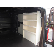 Meuble de rangement droit en contreplaqué peuplier naturel - Peugeot Expert Long - robuste et pratique_1