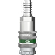 Série 347 - Coupleur CEJN en laiton nickelé - Débit élevé et double obturation_1