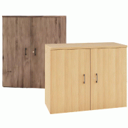 Armoire de rangement portes mélaminé - 4 étagères - haut. 196 cm (4 largeurs au choix) So Madrid_1