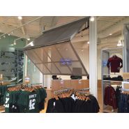 Porte basculante avec habillage sur-mesure