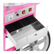 Machine à barbe à papa avec cuve en inox et coupole protectrice