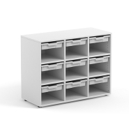 Armoire 9 bacs VICTOIRE pour crèches, écoles primaires, collèges H-80 - Réf SKVICT 09 - BIOLAB_1