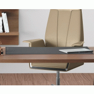 Bureau de direction droit Larus finition bois - Dellarovere - 210, Noyer_2