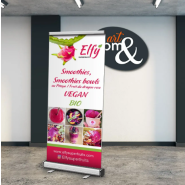Roll-up personnalisable pour événements éphémères - Idéal pour usage intérieur_1