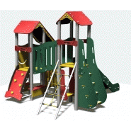 Structure de jeux combinees neo 2 tours - neo21242i - crea equipements_1