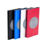 Power Bank USB en aluminium recyclé - Chargeur rapide sans fil 15W - Batterie 4000 mAh_1