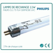 Ampoule de rechange Philips 11W - Tube TUV germicide UVC G11 T5 4 pins pour stérilisateur UV_1