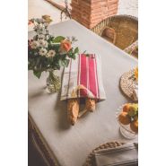 Sac à pain grenat - tissu - 30x55 cm - Des Toiles de la Montagne Noire_1