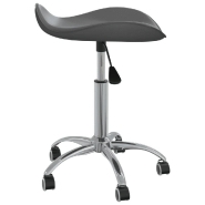 Vidaxl tabouret de salon et spa gris similicuir 323688_1