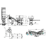 Centrale à béton mobile avec capacité de 60 m3/h - NBS 60-M - Noval_1