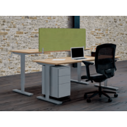 Envol Classic - Bureau droit à réglage mécanique (manivelle) - Buronomic - robuste et ergonomique_1