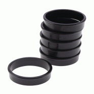 Lot de 6 cercles à tarte Exoglass Ø 80 mm | Matfer bourgeat_1