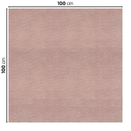 Nappe pliage M intissé effet tissu chocolat 100x100cm - par 200_1
