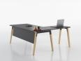 Bureau individuel ARKEN X-wood avec retour - Deskissimo_1