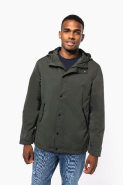 Veste écoresponsable unisexe à capuche - Réf: KNS600 - Tissu déperlant et doublure ripstop_1