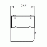 Vitrine réfrigérée à poser THV1500/380 - 5 bacs GN1/3 + 1 bac GN1/2, 1500 x 395 x 435 mm_1